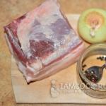 كباب لحم الخنزير في الفرن - وصفات في المنزل