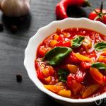 Lečo z papriky a paradajok