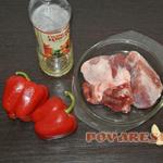 Roast with bell pepper - culinary recipe