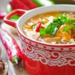 How to cook delicious kharcho soup: step-by-step recipes