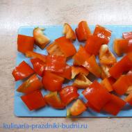 Sült sertéskaraj mandarin szószban Sült sertés mandarinnal és kemény sajttal: recept lépésről lépésre
