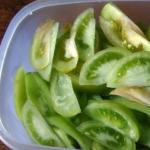 Zaļo tomātu lecho recepte ziemai