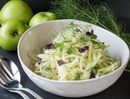 Bagaimana cara menyiapkan salad lobak Margelan?