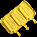 Форма для леденцов и мороженого Эскимо макси, 3 ячейки